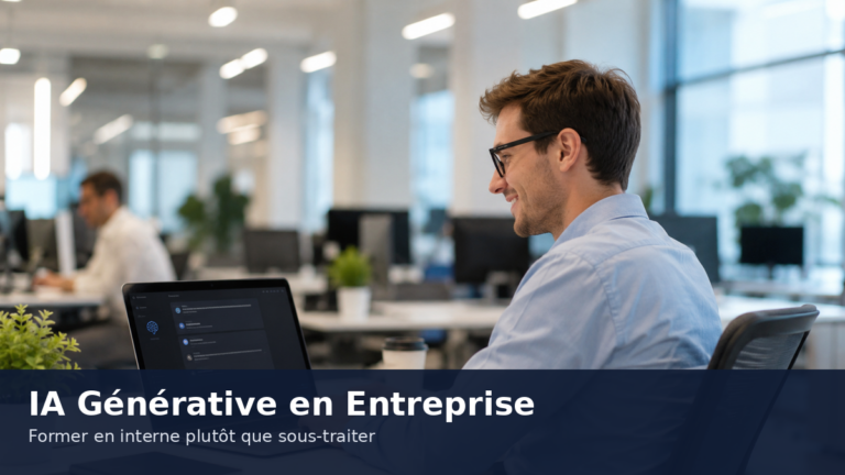 IA Générative en Entreprise : Pourquoi Former en Interne Coûte Moins Cher que Sous-Traiter