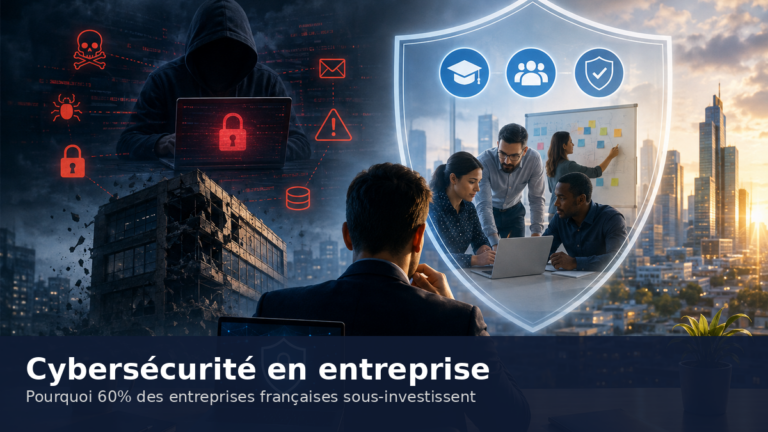 Cybersécurité en entreprise : pourquoi 60 % des entreprises françaises sous-investissent